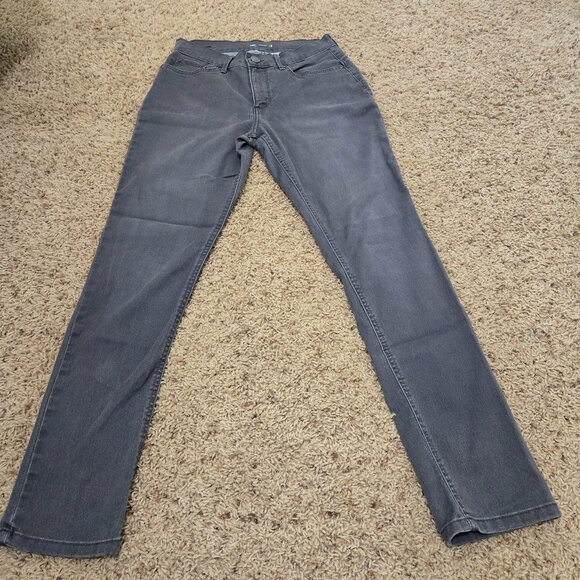 Lee Easy Fit Women's Gray Pants Jeans Size 10 Medium - Picture 1 of 5